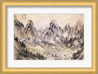 Pyohun Temple at Diamond Mountains Fine Art Print