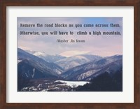 Remove the Road Blocks Fine Art Print