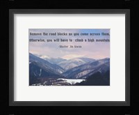 Remove the Road Blocks Fine Art Print