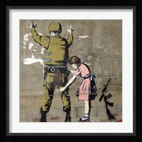 Bethlehem Wall Graffiti Framed Print