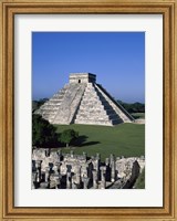 Ancient structures, El Castillo, Chichen Itza (Mayan), Mexico Fine Art Print