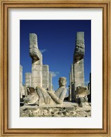 Mayan Statues Temple of the Warriors Fine Art Print