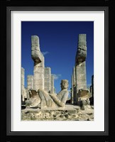 Mayan Statues Temple of the Warriors Fine Art Print
