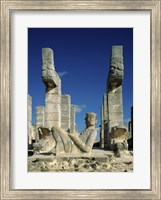 Mayan Statues Temple of the Warriors Fine Art Print