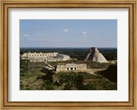 Pyramid of the Magician, Nunnery Quadrangle, Uxmal Fine Art Print