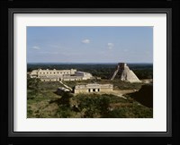 Pyramid of the Magician, Nunnery Quadrangle, Uxmal Fine Art Print