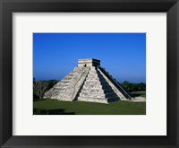 High angle view of a pyramid, El Castillo Fine Art Print