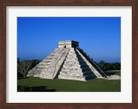 High angle view of a pyramid, El Castillo Fine Art Print