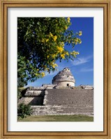 Low angle view of El Caracol Observatory Fine Art Print