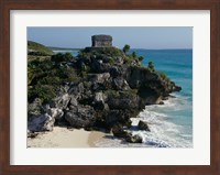 Ruins on a cliff, El Castillo Fine Art Print