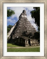 Facade of the Temple of the Great Jaguar, Tikal Fine Art Print