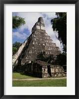 Facade of the Temple of the Great Jaguar, Tikal Fine Art Print