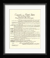 Bill of Rights (Document) Fine Art Print