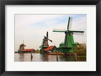 Dutch Zaanse Schans Windmills photograph Fine Art Print