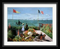 The Terrace at Sainte-Adresse, 1867 Fine Art Print