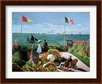 The Terrace at Sainte-Adresse, 1867 Fine Art Print