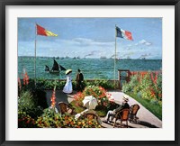 The Terrace at Sainte-Adresse, 1867 Fine Art Print