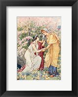 Demeter Rejoiced For Her Daughter Was By Her Side Fine Art Print