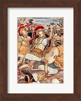 They Crashed Into the Persian Army with Tremendous Force Fine Art Print