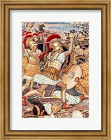 They Crashed Into the Persian Army with Tremendous Force Fine Art Print