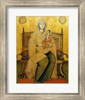 God's Mother On The Throne Fine Art Print