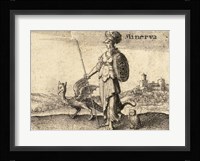 The Greek Gods Minerva Framed Print