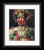 Holy Roman Emperor Rudolf II as Vertumnus Framed Print