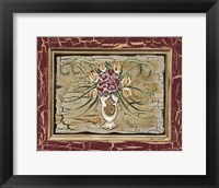 Antique White Vase I Framed Print