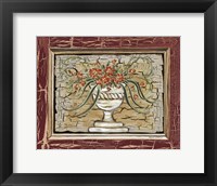 Antique White Vase II Framed Print