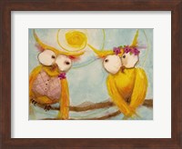 Hoo's Branch for Two Fine Art Print