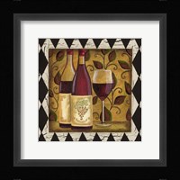 Harlequin & Wine I Framed Print