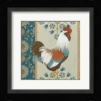 Cottage Rooster II Framed Print