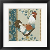 Cottage Rooster II Framed Print