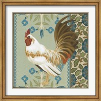 Cottage Rooster III Fine Art Print