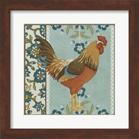 Cottage Rooster IV Fine Art Print