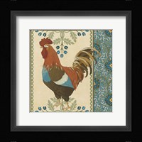Cottage Rooster V Framed Print