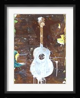 Yellow Guitar Fine Art Print