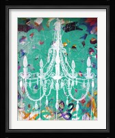 Emerald Chandelier Fine Art Print