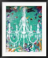 Emerald Chandelier Fine Art Print