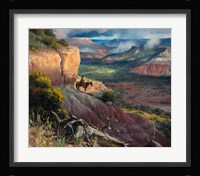 Camp Along the Timbercreek Fine Art Print