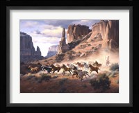 Sandstone & Stolen Horses Fine Art Print