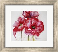 Fuchsia Poppies I Fine Art Print