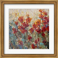 Red Poppy Field I Fine Art Print