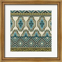 Turquoise Textile IV Fine Art Print