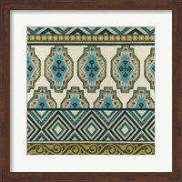 Turquoise Textile IV Fine Art Print