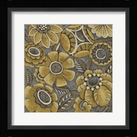 Ochre Garden II Framed Print