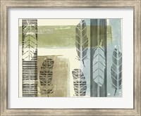 Stamped Feathers I Fine Art Print