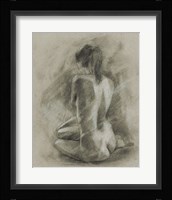 Charcoal Figure Study II Fine Art Print