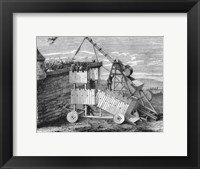 Fire Catapult Framed Print