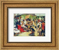 Trade Negotiations in the Country of Eastern Slavs Fine Art Print